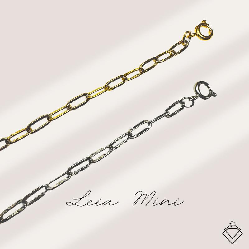 Leia Mini Stainless Steel Chain Bracelet - Myella Jewellery 0