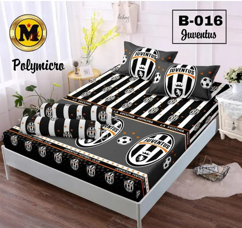 Sprei single motif BOLA kekinian ukuran 120 160 180 200 Katun 4