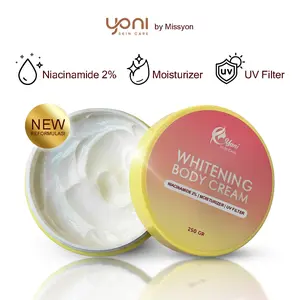YONI - ISI 1 WHITENING BODY CREAM 250gr (With UV Filter) "Perawatan Tubuh" | Y 276