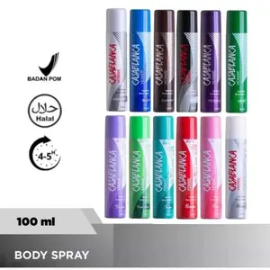 CASABLANCA PARFUME BODYSPRAY FEMME Aroma Tahan Lama untuk Wanita dengan Pilihan Warna dan Aroma yang Menyenangkan