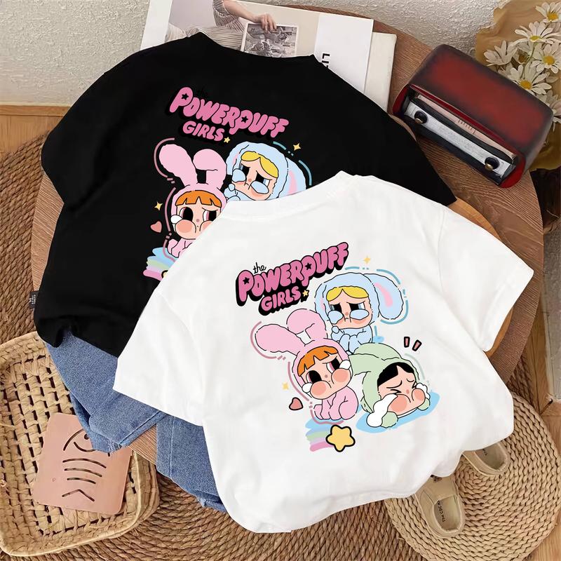 Kaos Distro Anak-anak Cewe Umur 1-12 Tahun Motif Gambar Digital Printing Bahan Cotton Combed Premium R23 4