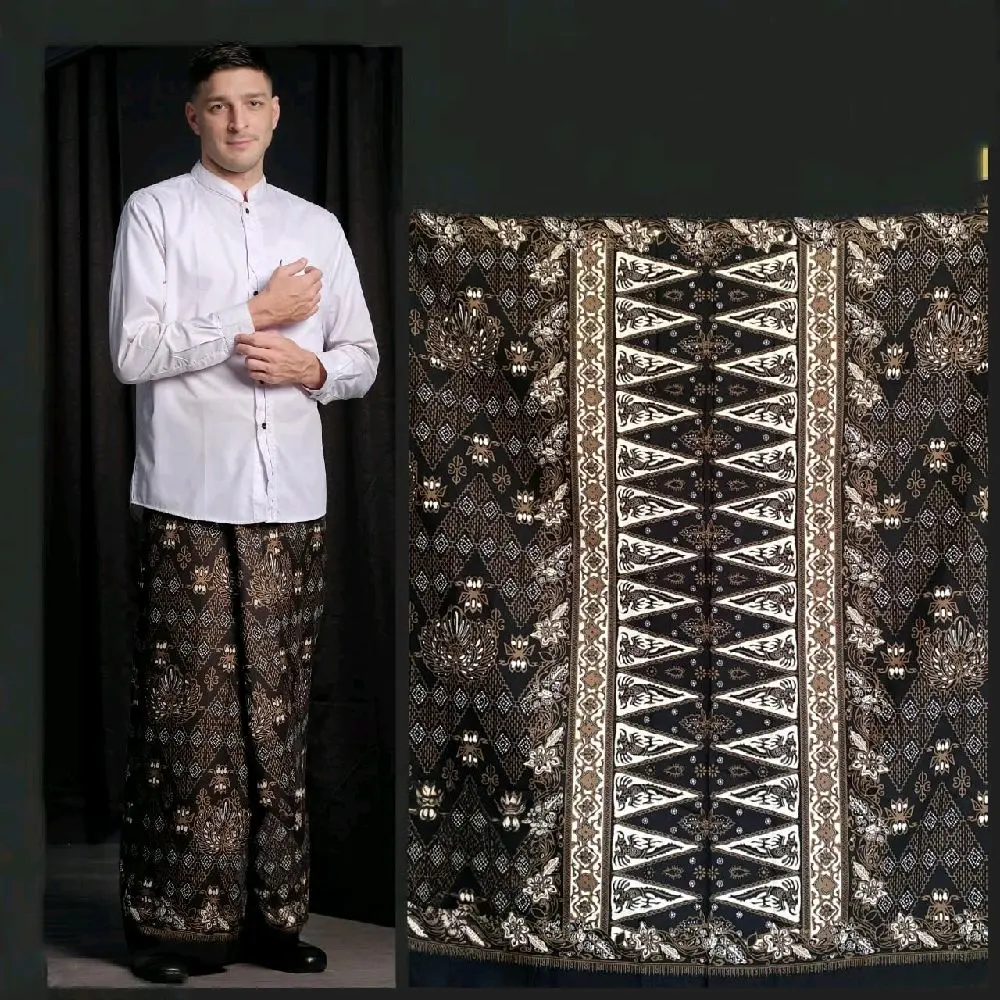 Sarung Gus Iqdam Seriess Bahan Lembut Micro Semi Santri Pria Dewasa Motif Kekinian  Nyaman Muslim Pria Batik Bhs Classic Hitam Putih Pekalongan Cowok