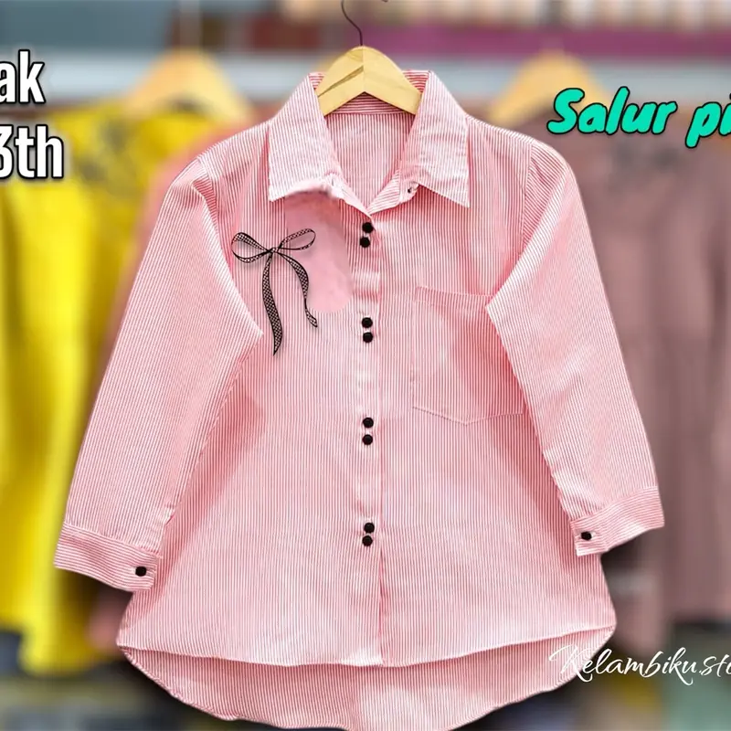 KEMEJA ANAK MOTIF 5-14TAHUN / KEMEJA ANAK PEREMPUAN MOTIF Baju 3