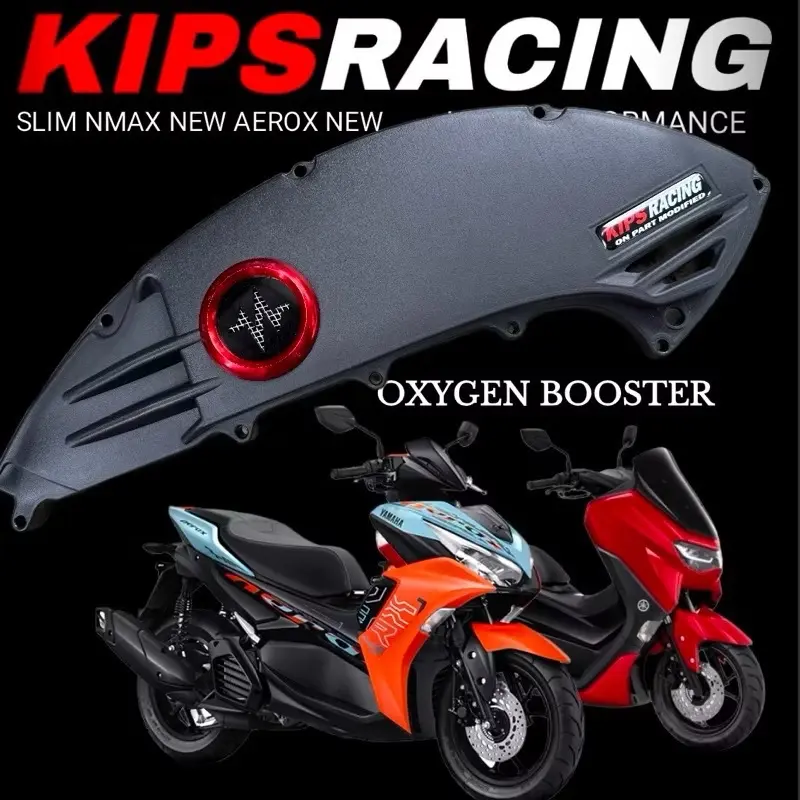 CORONG UDARA TUTUP FILTER SLIM NMAX AEROX NEW NMAX NEO VARIASI VELO OXYGEN Motorcycle Sepeda Mesin 2
