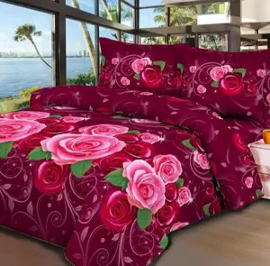 SEPRAI BAHAN BONITA UKURAN JUMBO 180X200 LENGKAP SARUNG BANTAL GULING