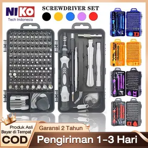 Obeng 115 in 1 Multifungsi full set Alat Bongkar Mini Precision Insulated kamera camera pc komputer laptop alat bongkar jam tangan kacamata tablet handphone gadget