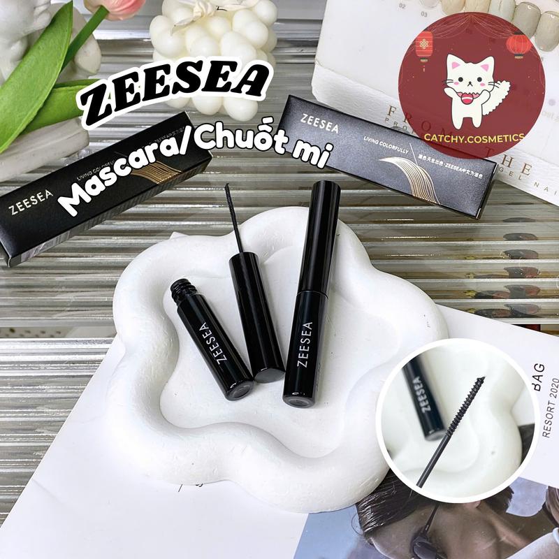   ZEESEA  Mascara Chuốt Mi ZEESEA Đầu Nhỏ Vỏ Đen Chuốt Mi Dài Mi Tơi Tự Nhiên 4g 