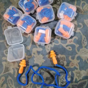 EARPLUG SAFETY PELINDUNG TELINGA PEREDAM SUARA KUPING SILIKON EAR PLUG