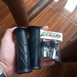 Handfat Handgrip Sarung Gas Original Honda Model PCX Vario Beat Scoopy Genio Mio Fino DLL dengan Jalu Stang Chrome - Motorcycle Sepeda
