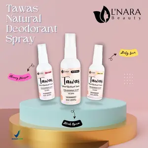Paket Isi 3 Tawas Deodorant Spray L'nara Beauty - Deodorant Alami untuk Kulit - Bau Ketiak