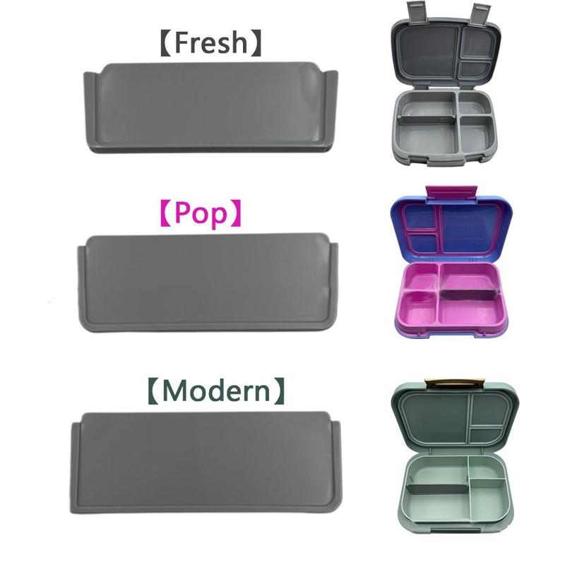 hotop Phụ kiện Silicone Chèn hộp cơm trưa Không chứa BPA Phổ thông Hộp chia Bento An toàn Khay chia thức ăn for Bentgo