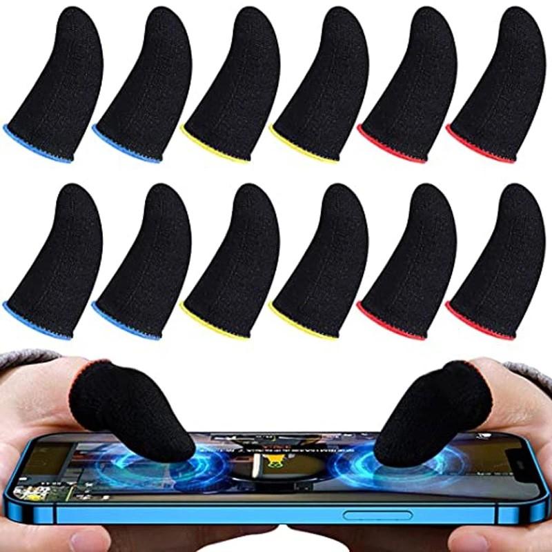Product Introduction of Tay Áo Ngón Tay, 5 Cặp, Dành Cho Trò Chơi Di Động PUBG, Liền Mạch, Chống Mồ Hôi, Thoáng Khí, Găng Cánh Tay, Thích Hợp Cho Màn Hình Cảm Ứng Nhạy Cảm, Tuyệt Vời Để Chơi Game 0