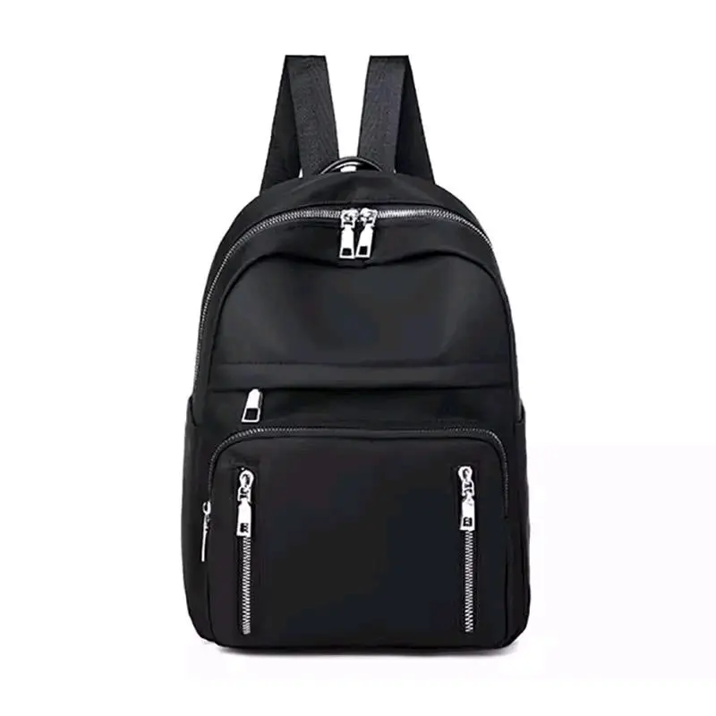 Tas Ransel Sekolah Fashion Gendong Wanita Backpack Punggung Resleting Cewek Kekinian Cantik Kanvas 2