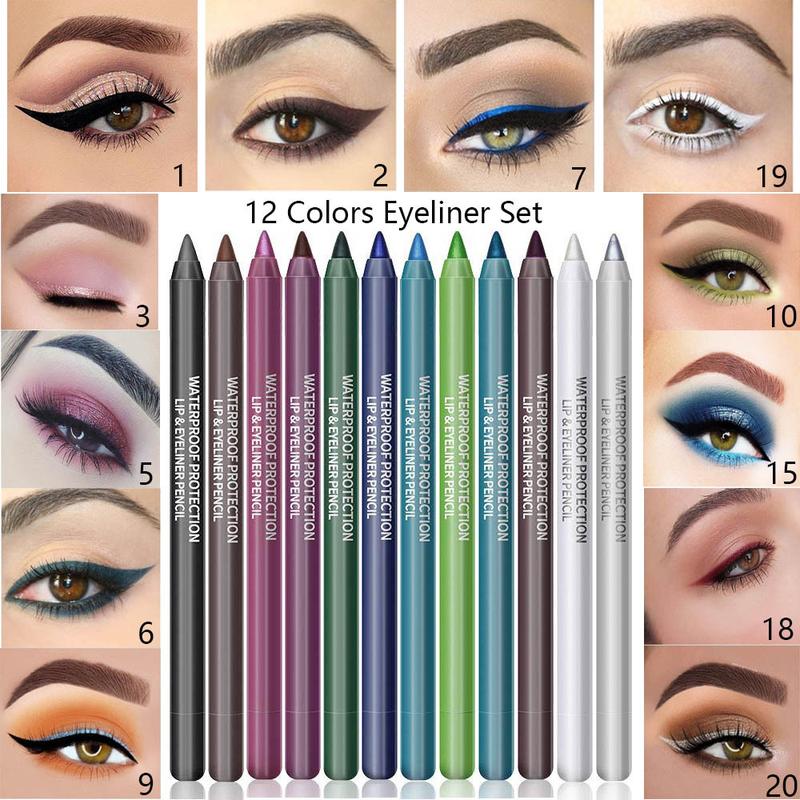 Product Introduction of 14 color color eyeliner gel pen Pearl eye shadow pen waterproof and non smudging 4