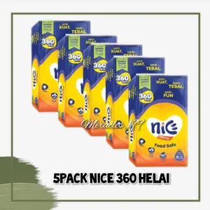 Paket Bundling Nice 360 Helai - Dapat 5pc Tisu Wajah/Facial Tissue