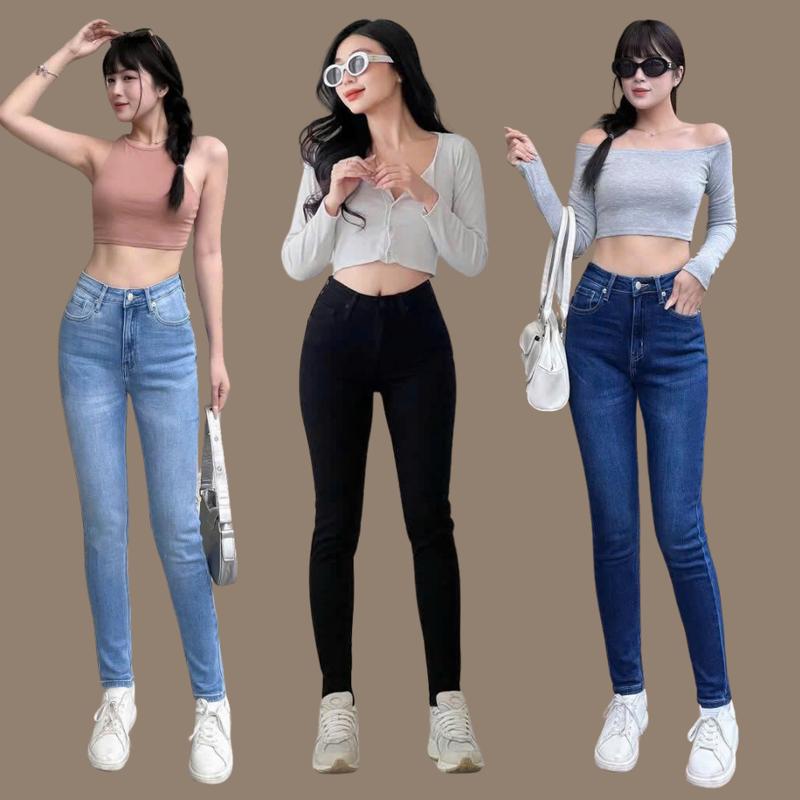 Quần jeans nữ skinny TTTHAO cao cấp kiểu dáng quần jeans ôm VNXK tôn dáng S69