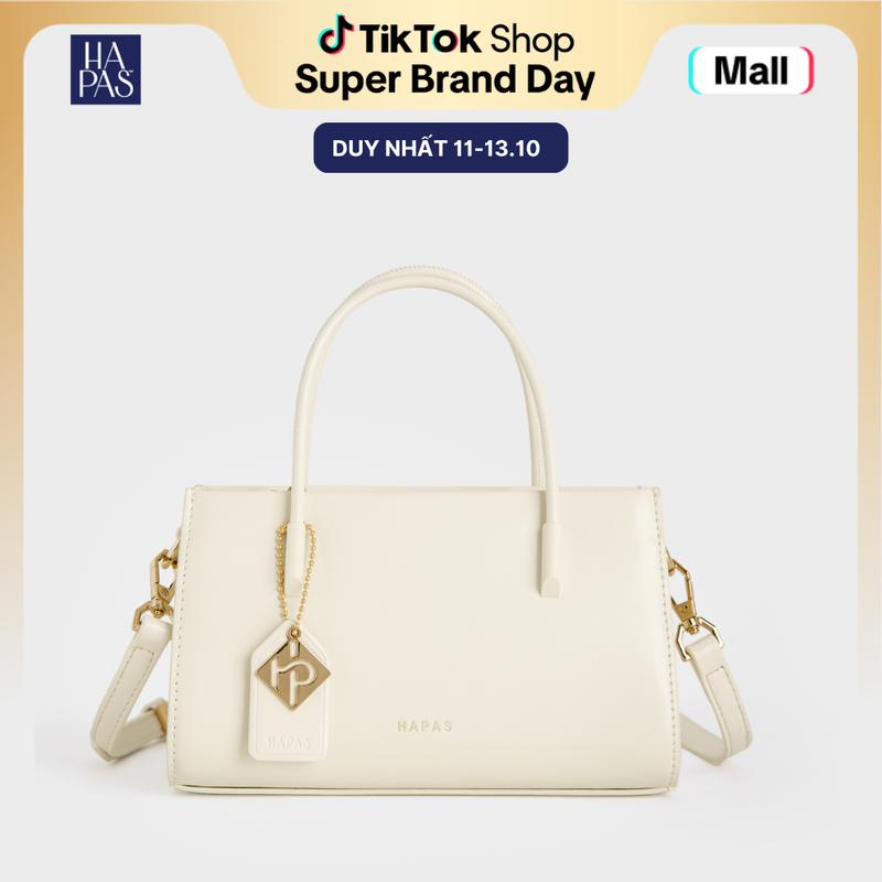 [ƯU ĐÃI GIÁ SỐC] Túi Xách Nữ HAPAS Chính Hãng La Muse Phủ Màu Tag Vuông Sang Trọng Size 21 - TXT221226 Bag Lady