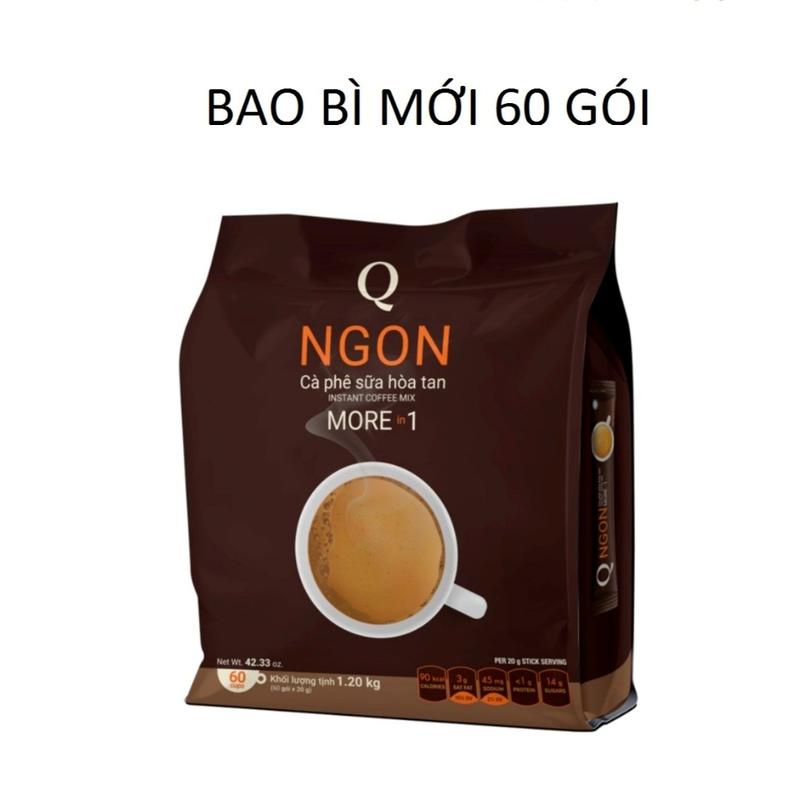 cà phê sữa ngon trần quang chính hãng bịch 60 gói cafe cf chính hãng