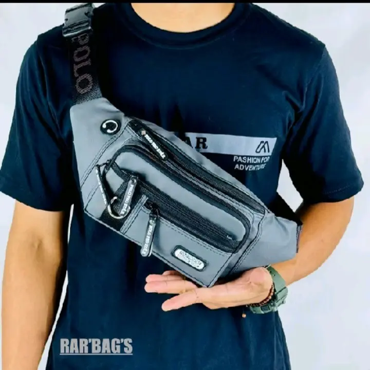 tas slempang pria wanita waist beg tas pinggang POLO PROSTAR 1