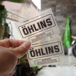 sticker shock ohlins transparan cutting plus laminasi anti gores