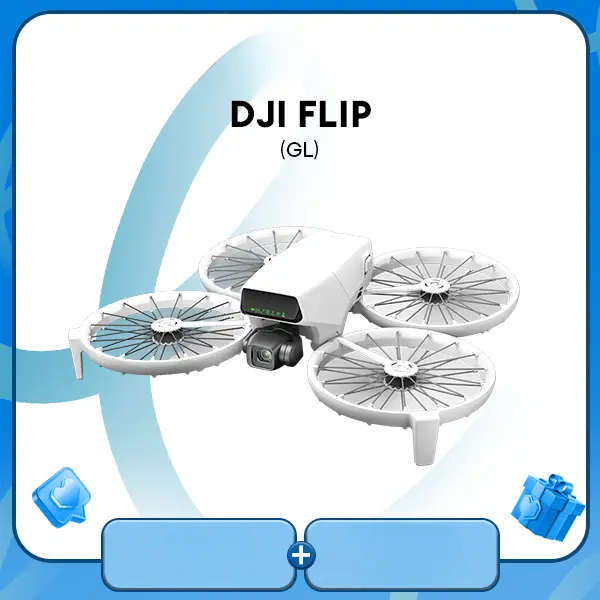 【NEW】DJI Flip – Foldable Full-Coverage Propeller Guard, 4K/60FPS HDR Video, 31Min Max Flight, Lightweight & Durable