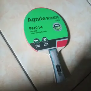 Agnite Bet Pingpong Raket Tenis Meja isi 1 pcs Gratis Sarung FH214