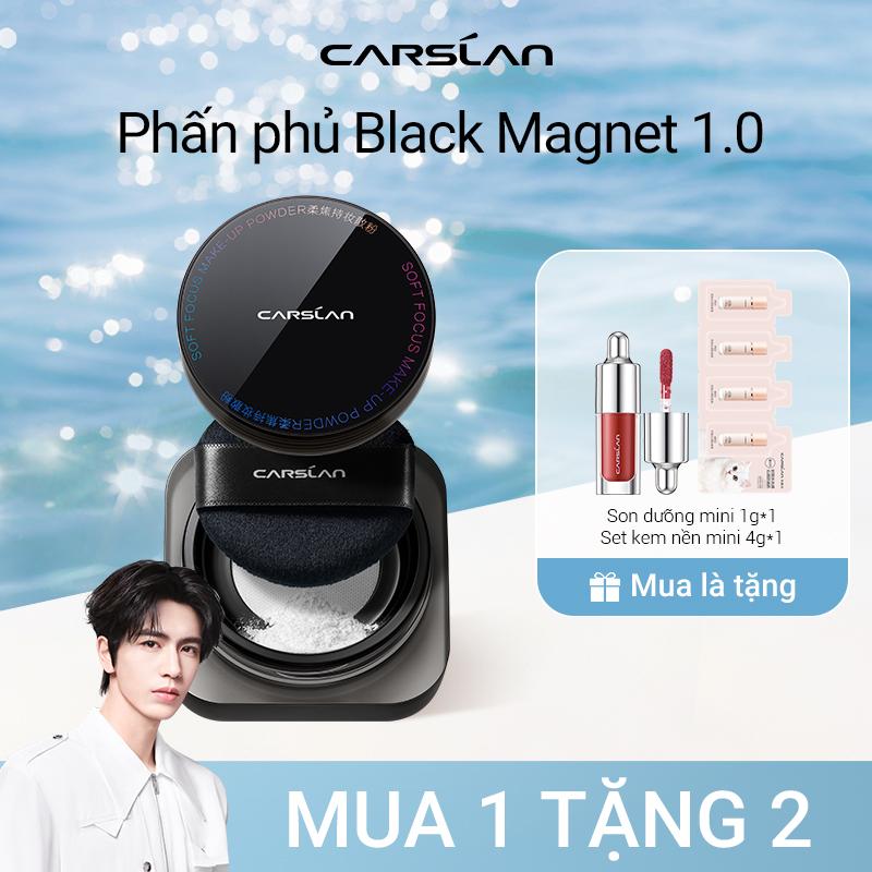 [Ngọc Trinh Phấn Phủ Dạng Lỏng Kiểm Soát Dầu Lâu Trôi Từ Tính Màu Đen Carslan 8g +[Free gifts] +Son dưỡng mini 1g*1 Set kem nền mini 4g*1