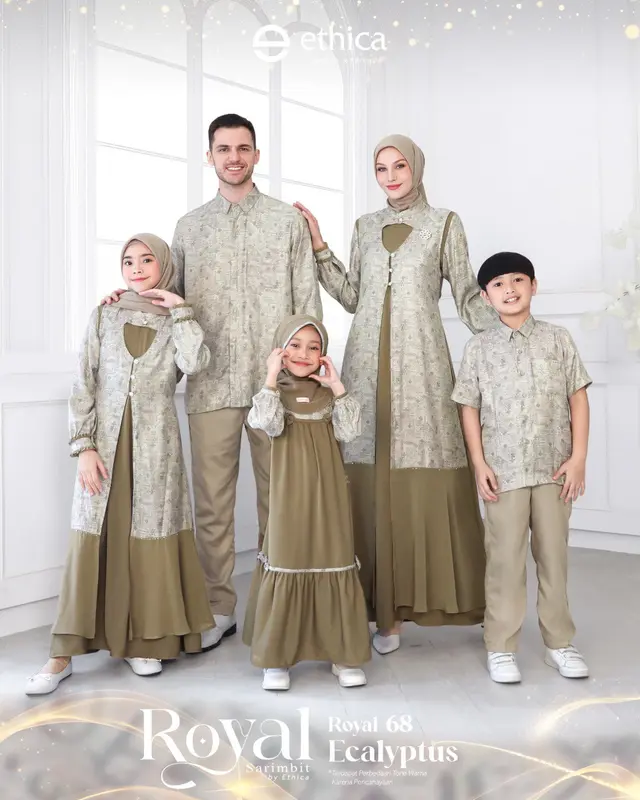 SARIMBIT KELUARGA MODERN ROYAL ECALYPTUS  SARIMBIT ETHICA TERBARU 2025 GAMIS ABAYA KELUARGA 0