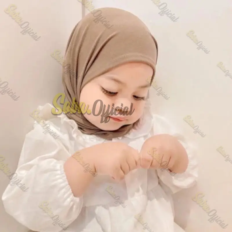 SOBAA HIJAB - Jilbab Segitiga Instan Anak Spandex Jersey Premium Umur 0-4 Tahun 5