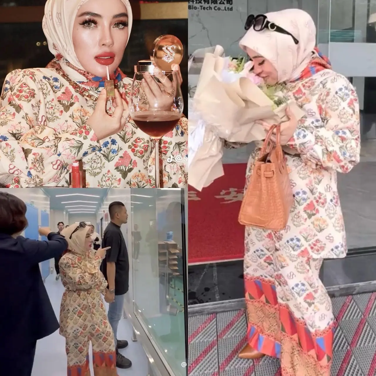 One set china set hijab by shellasaukia
