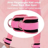 Gambar ANKLE STRAP FITNESS - Sabuk Pergelangan Kaki Neoprene untuk Latihan Beban, Velcro Kuat & Tali Panjang, Cocok untuk Home Gym - Merah Muda *1 dari KEEP GOING MAX Kab. Tangerang 2 Tokopedia