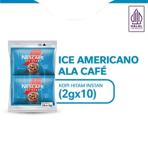 Nestle Nescafe Ice Roasted Americano Kopi Hitam Instan 2 gram