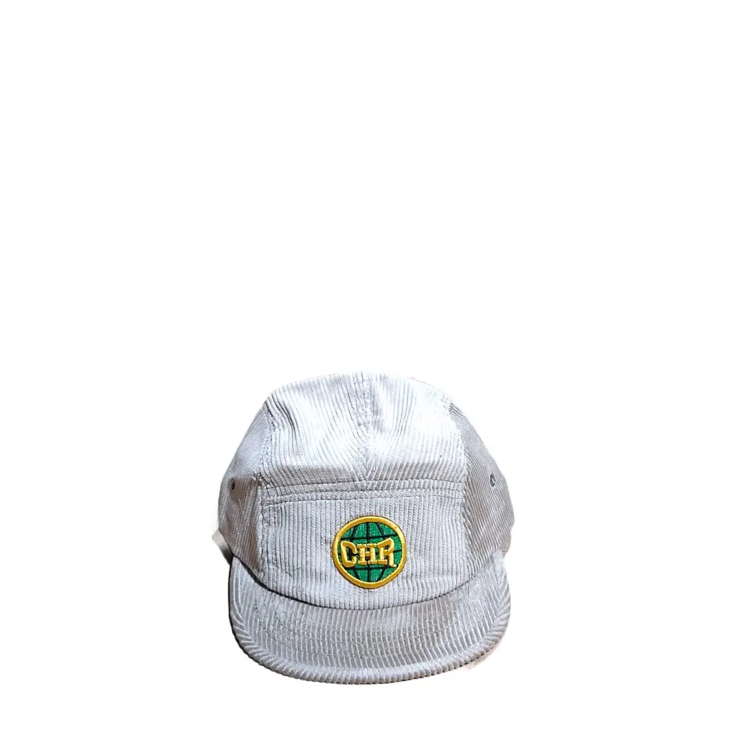 5 Panel Corduroy Topi Pria Dewasa Snapback Visor Pendek