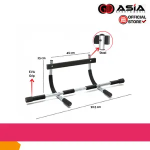 Pull Up Bars Rox Iron Gym | Fitness | Pull up Latihan Fitnes Rpu-3101
