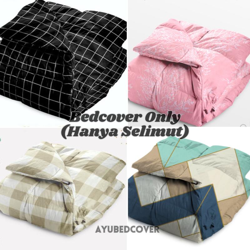 Bed Cover Only - Selimut saja - Bunga - Karakter - Abstrak - UK 150X220 - 200X220 - Ayu Bedcover 0