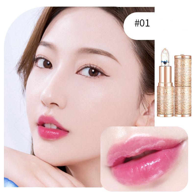 Son Dưỡng Môi Có Màu 1 Miếng Thay Đổi Nhiệt Độ Màu Sắc Son Môi Thạch Hoa