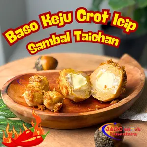 SPESIAL RAMADHAN - BASO DAGING KEJU CROTT CIP ICIP EKONOMIS  SAMBAL TAICHAN STOK BARU DAN FRESH Bakso Food Makanan Sambal Sapi Meat Instan Frozen Pedas