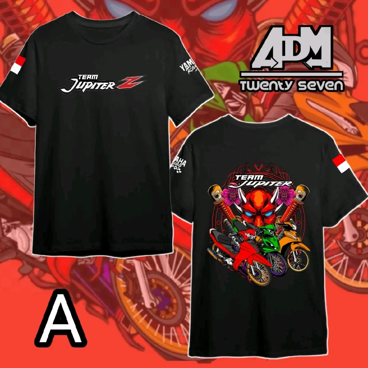 Kaos Yamaha Jupiter Z Old Kaos Jupiter Z kaos jupiter Katun Tshirt Combed Keren Motor