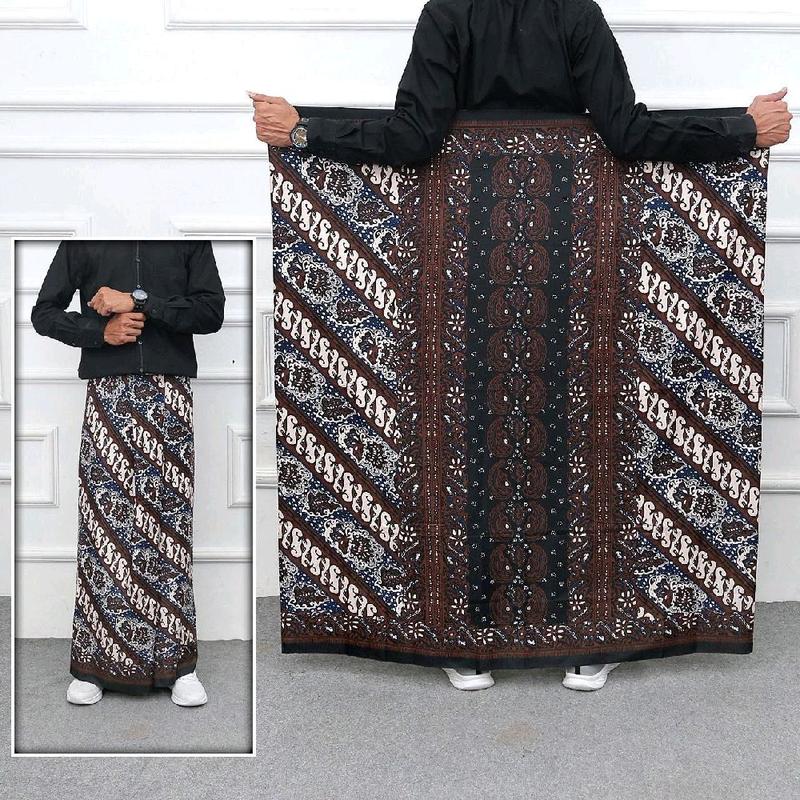 Sarung dewasa sarung santri sarung print motif batik sarung polymicro Muslim 4