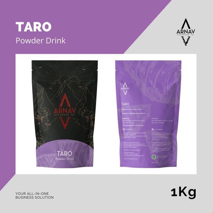 Gambar Taro Powder Drink Arnav 1 Kg - Minuman Bubuk Talas Ungu Premium dari Bubuqu Powder Kota Surabaya Tokopedia