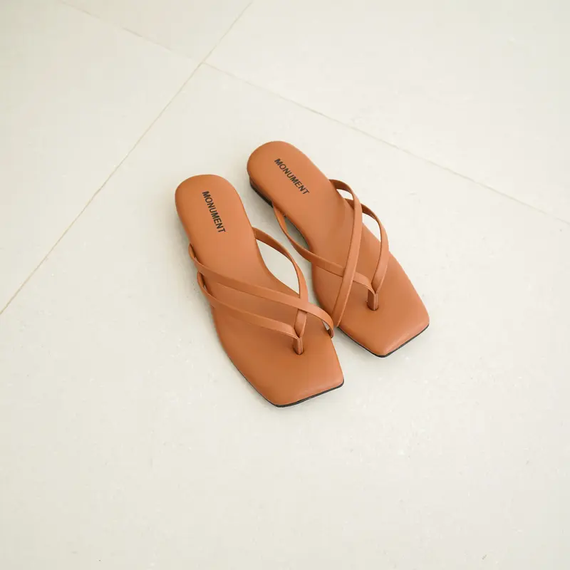 MONUMENT Sandal Hak Tahu Heels Wanita 2cm Tali Jepit Bantalan Empuk BRIELE-02 Tersedia Size 37-40 Sendal Kondangan 7