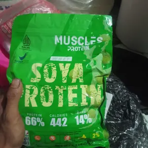 Susu nabati dari kedelai asli tinggi protein