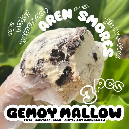GemoyMallow Aren Smores Marshmallow Cookies and Cream Gula Aren Gemoy Halal