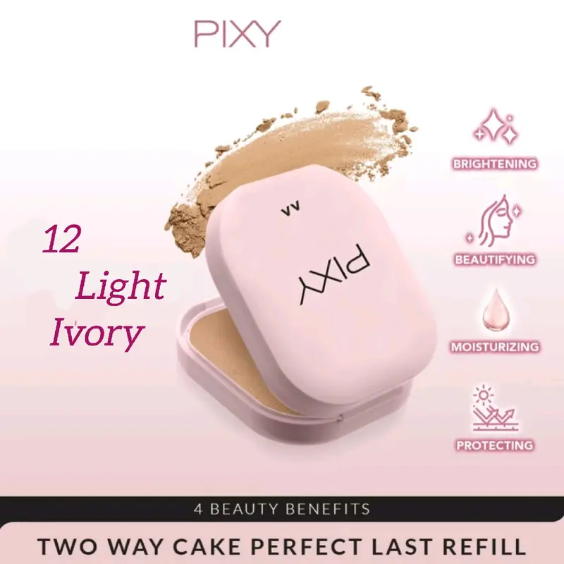 [100% ORIGINAL] NEW SHADE!!! PIXY 4BB TWO WAY CAKE PERFECT LAST - REFILL / Pixy Refill Twc Perfect Last / Pixy Bedak Powder Wajah 3