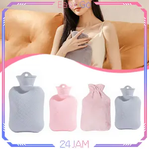 Hot Water Bag Penghangat Perut 1000ml Kantung Kompres Air Panas Kantung Air Panas Kompres Kantong Penghangat Perut Haid