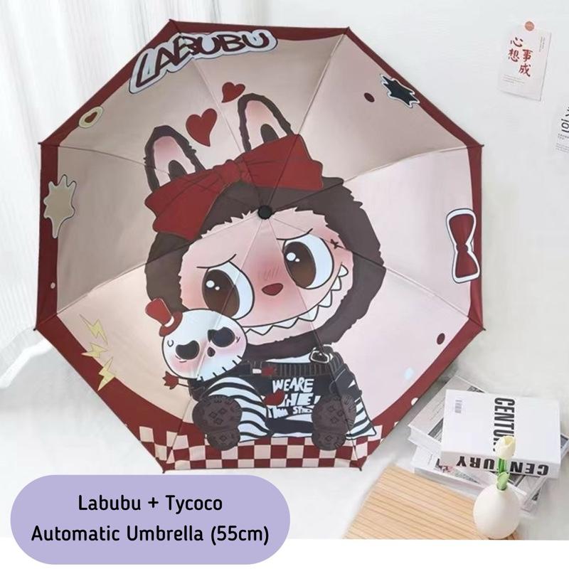 Product Introduction of [SG Stock] Automatic Umbrella Sanrio Disney Labubu 55cm Kuromi Melody Cinnamoroll Frozen Stitch Shinchan 9