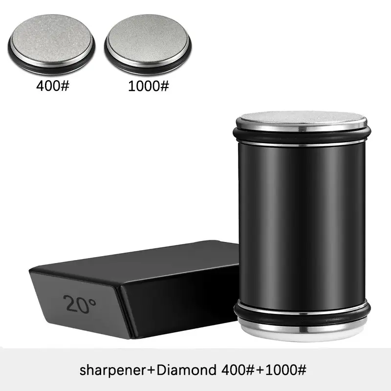 Pengasah Pisau Rolling Diamond Knife Sharpener Magnetik Premium Sudut Presisi 15 dan 20 Derajat