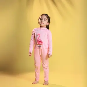 [JUNIORWARDROBE] 2-12T Soleil Girl Anti UV Lycra Baju Renang Anak Perempuan Diving Panjang Tebal