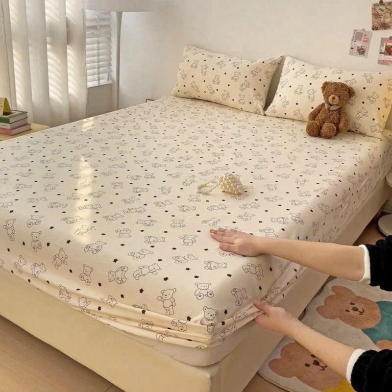 Sét 5 món ( chăn phao sẵn ruột + ga bọc nệm + 2 vỏ gối nằm + 1 vỏ gối ôm ) 1