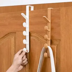 OS GANTUNGAN BELAKANG PINTU 5 KAIT GANTUNGAN BAJU JEPIT GANTUNG CANTOLAN BAHAN PLASTIK / HANGER PINTU SERBAGUNA